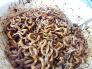 Nongshim Chacharoni Cooked