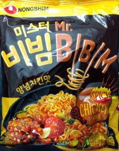 Nongshim Mr. Bibim Korean Spicy Chicken Flavor Front