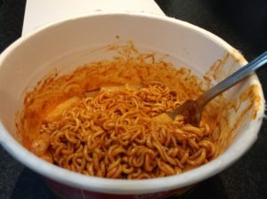 Ottogi Spicy Rice Cake Tteokbokki Noodles Bowl