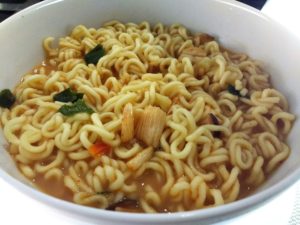 Nongshim Shin Ramyun Black Premium Noodle Soup Bowl Side